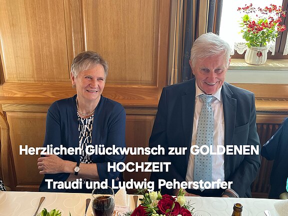 Goldene Hochzeit: Gertrude und Ludwig Peherstorfer